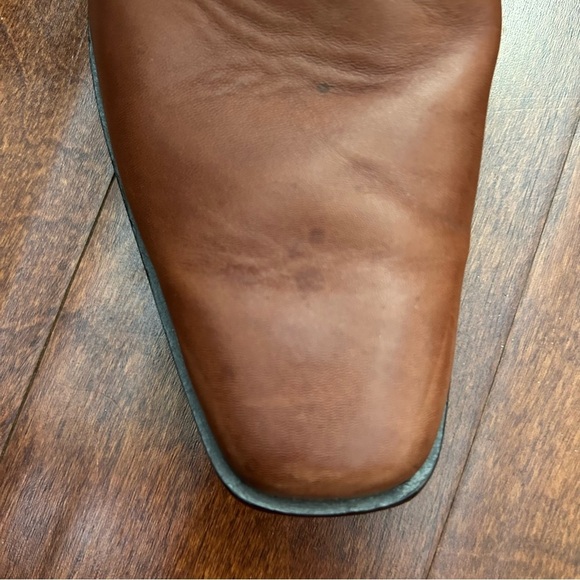 Kenneth Cole Brown Leather Men's Boots withSquared Toes, Size 9 - Picture 16 of 16